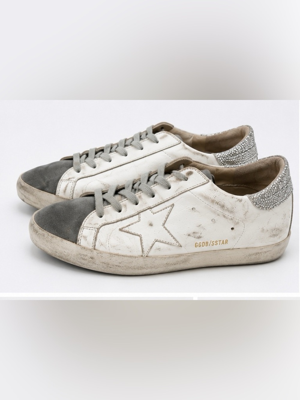 Golden Goose Superstar Swarovski Crystal Sneakers 39 US 9 Box